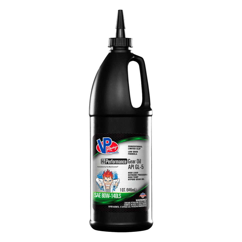 VP Racing VP GL-5 80w140 Gear Oil Hi-Perf 1 Qt VPF2705