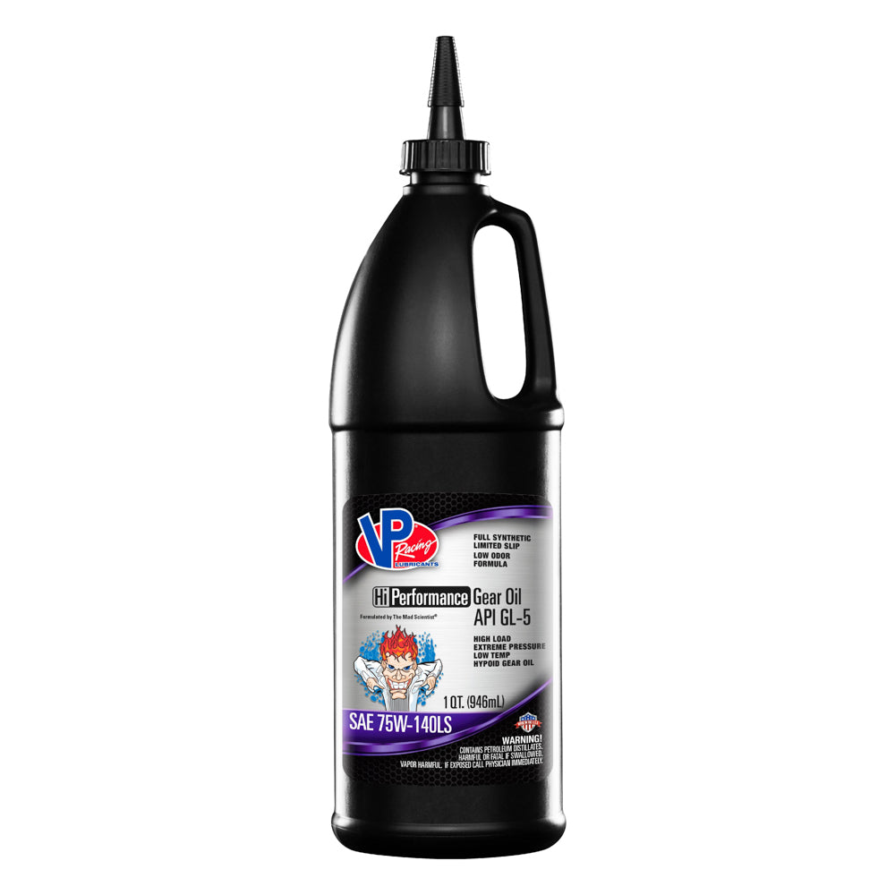 VP Racing VP GL-5 75w140 Gear Oil Full-Syn 1 Qt VPF2707