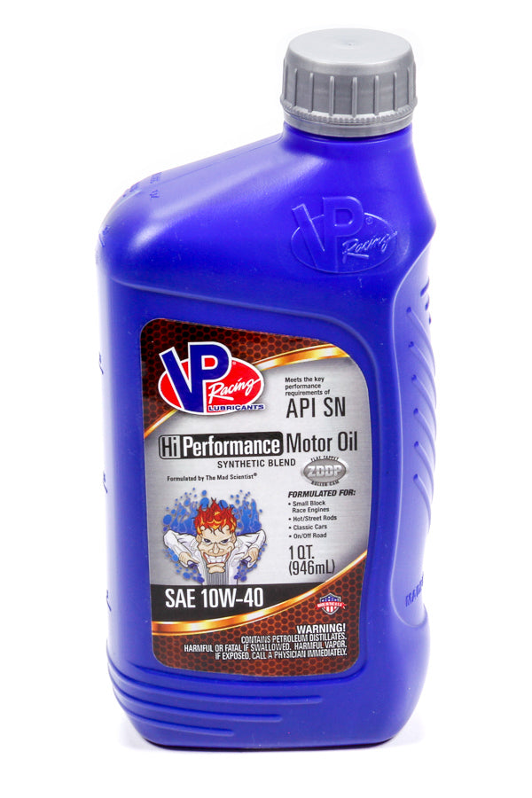 VP Racing VP 10w40 HI-Performance Racing 1 Qt - 32oz VPF2965