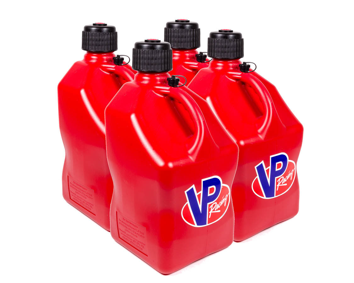 VP Racing Utility Jug 5 Gal Red Square (Case 4) VPF3514