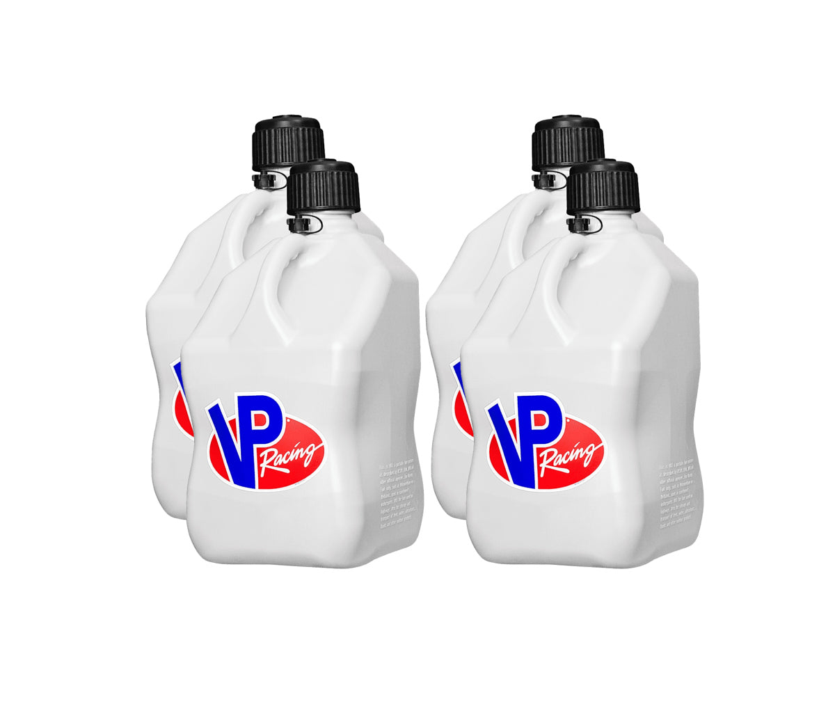 VP Racing Motorsports Jug 5.5 Gal White Square (Case 4) VPF3522-CA-CASE