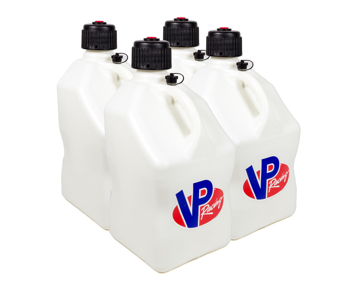 VP Racing Utility Jug 5 Gal White Square (Case 4) VPF3524