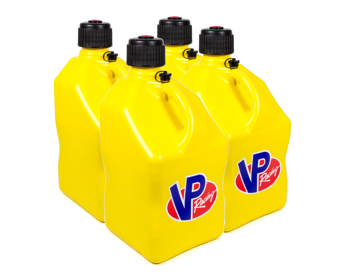 VP Racing Utility Jug 5 Gal Yellow Square (Case 4) VPF3554