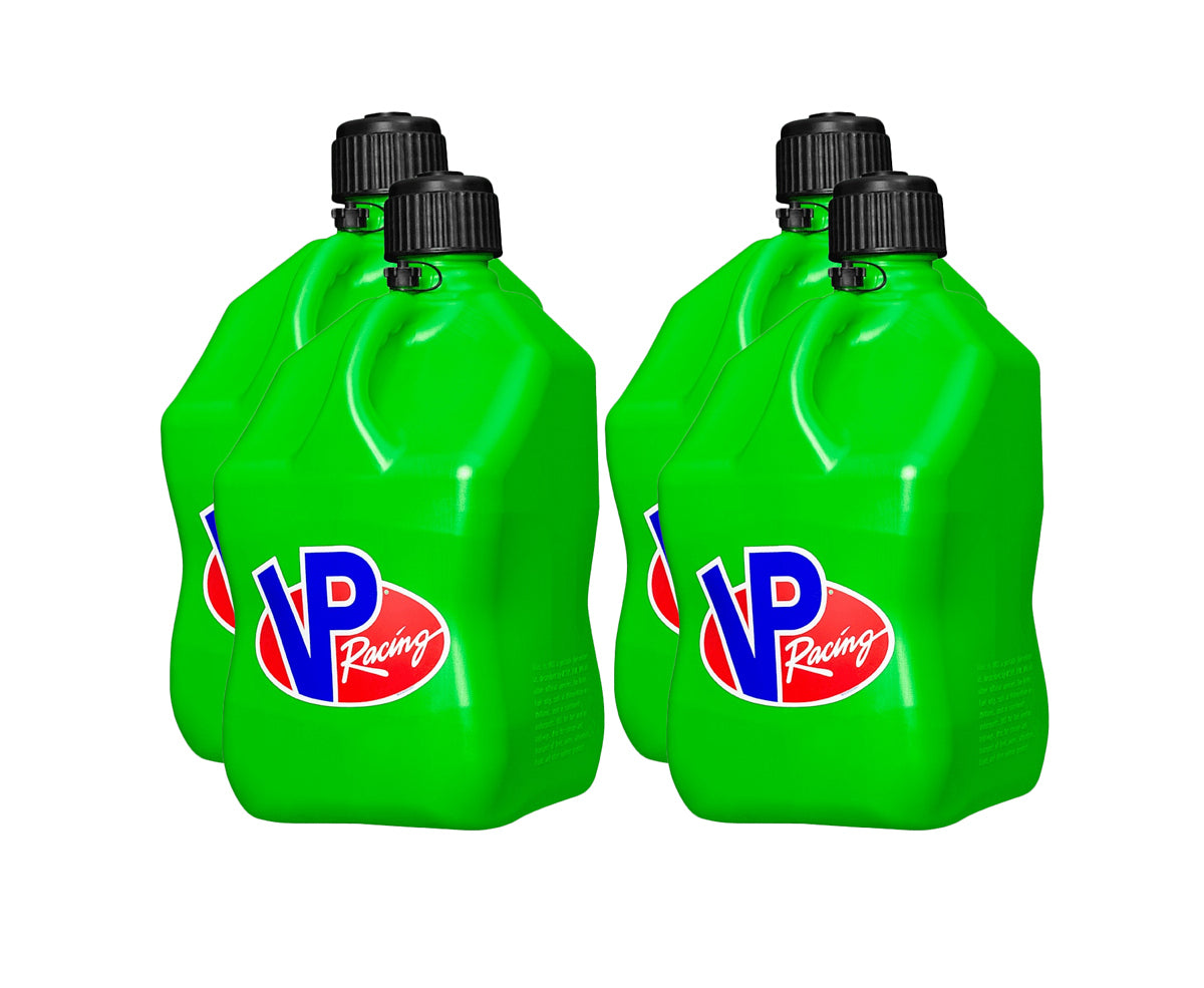 VP Racing Motorsports Jug 5.5 Gal Green Square (Case 4) VPF3562-CA-CASE