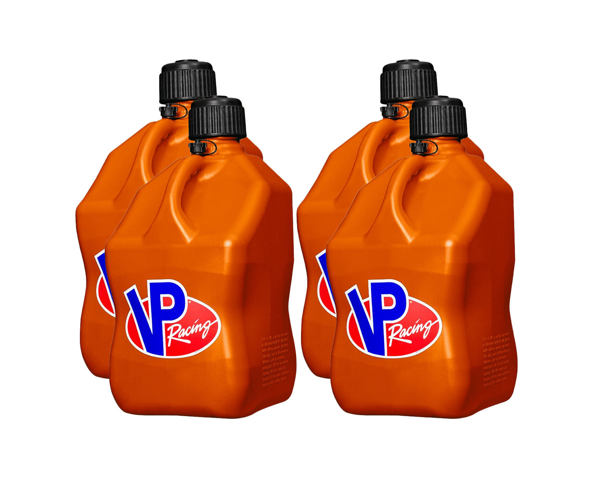 VP Racing Motorsports Jug 5.5 Gal Orange Square (Case 4) VPF3572-CA-CASE