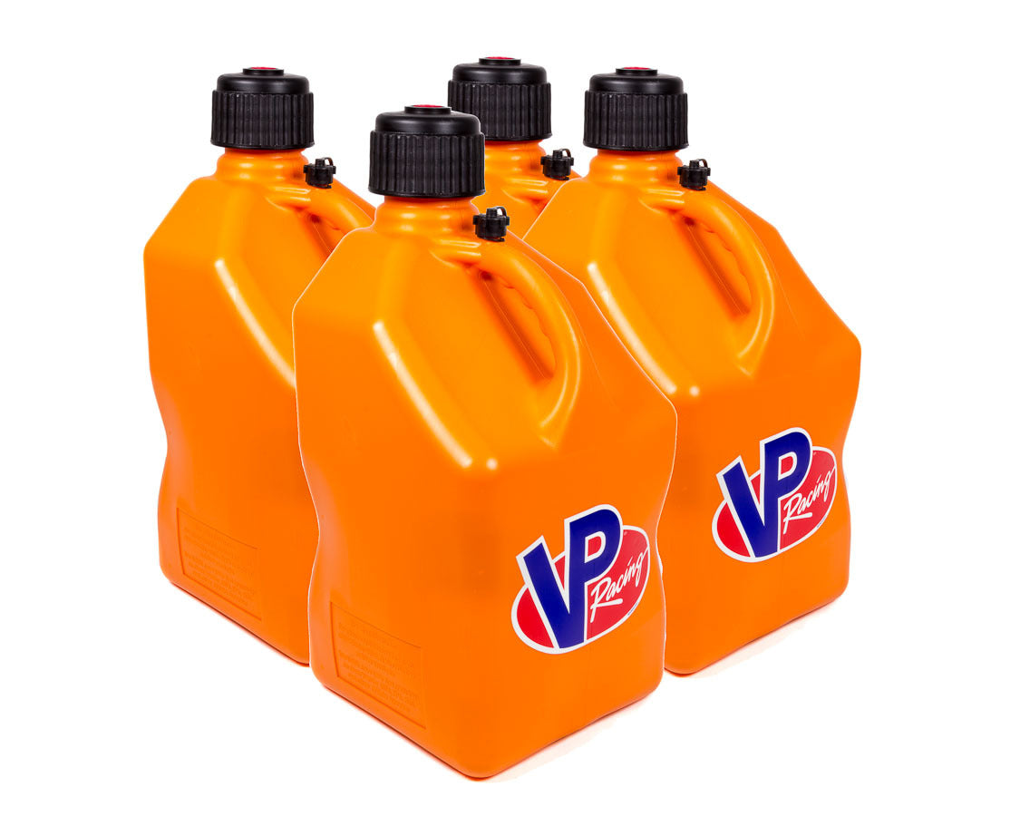 VP Racing Utility Jug 5 Gal Orange Square (Case 4) VPF3574