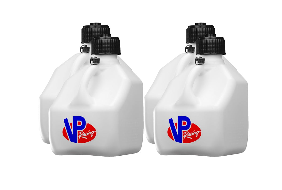 VP Racing Motorsports Jug 3 Gal White Square (Case 4) VPF4172-CA-CASE