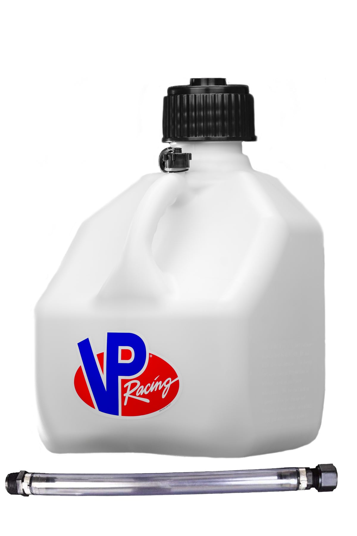 VP Racing Motorsports Jug 3 Gal White Square w/Hose VPF4173-CA