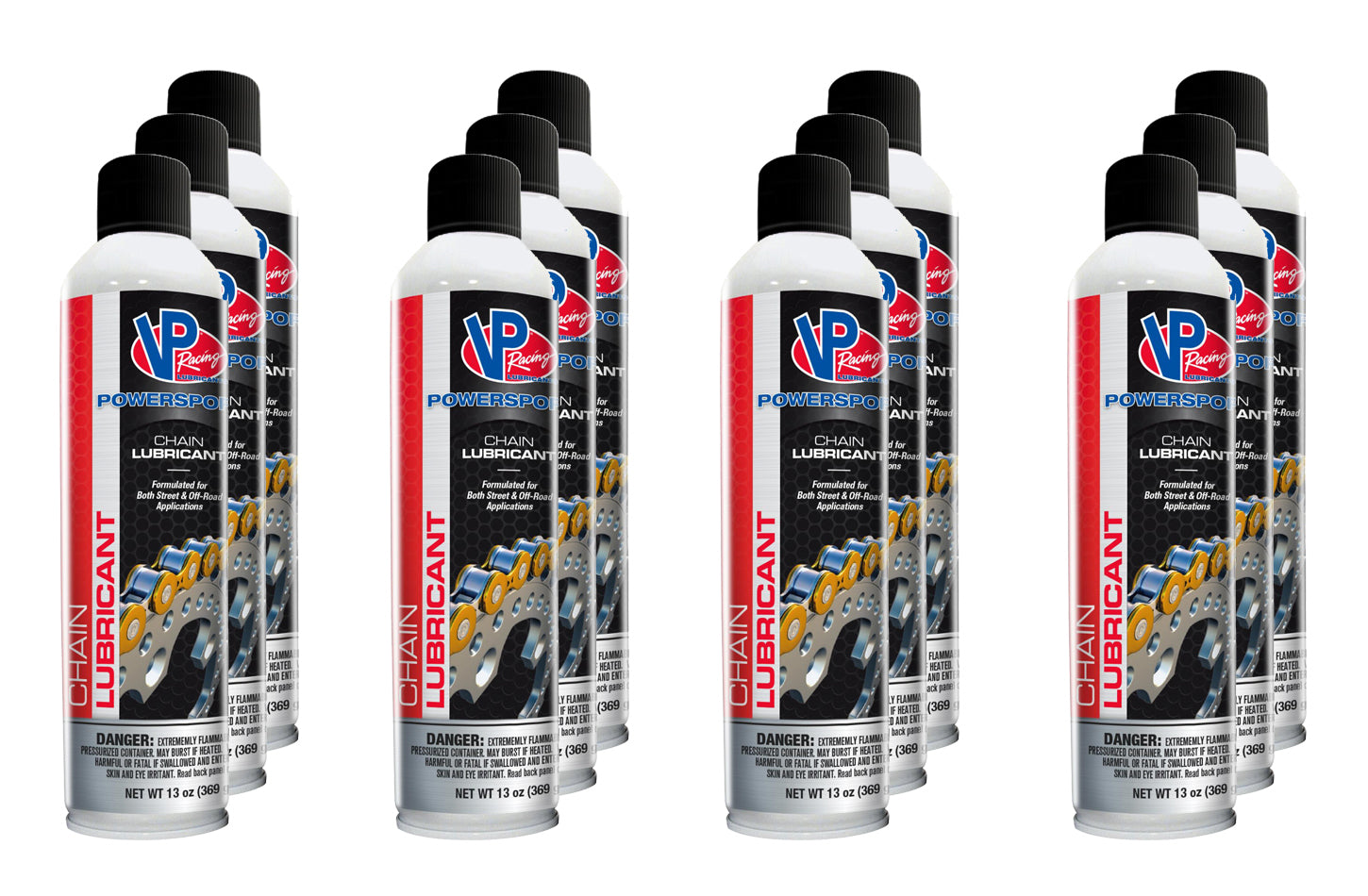 VP Racing VP Chain Lube Aerosol 13oz (Case 12) VPFVP7910020C