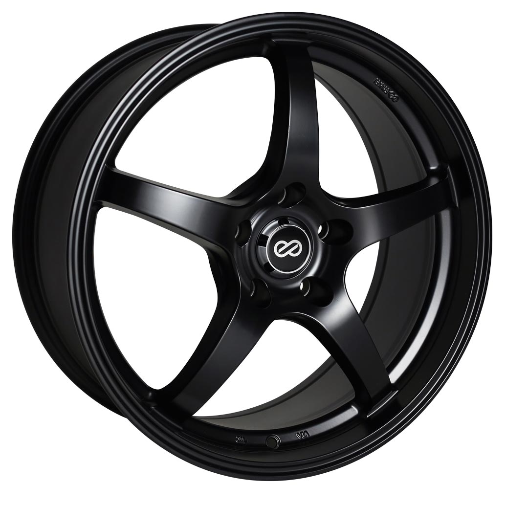 Enkei VR5 Wheel Black 15x6.5 +38 4x100 487-565-4938BK