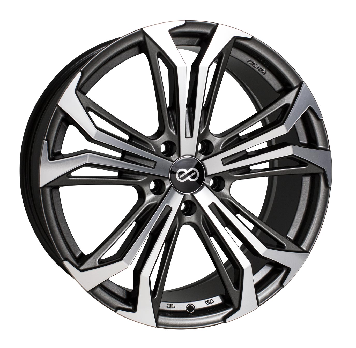 Enkei Vortex 5 Wheel Antrhracite Mach 20x8.5 +40 5x120 510-285-1240AM