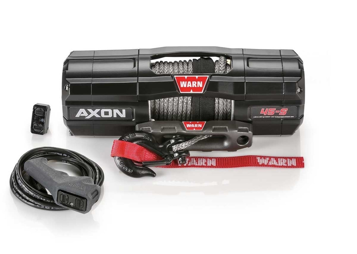 Warn AXON 45-S Winch 4500lb Synthetic Rope WAR101140