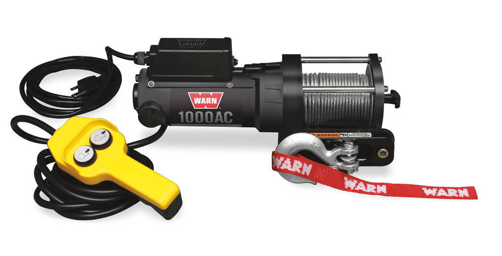 Warn 120V AC Electric Winch 1000lb Wire Rope WAR80010