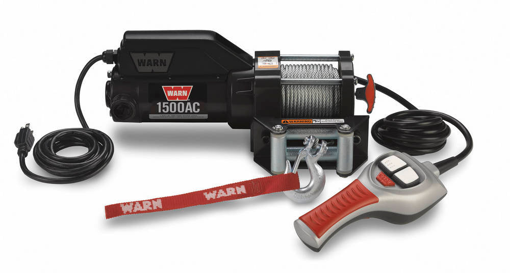 Warn 120V AC Electric Winch 1500lb Wire Rope WAR85330