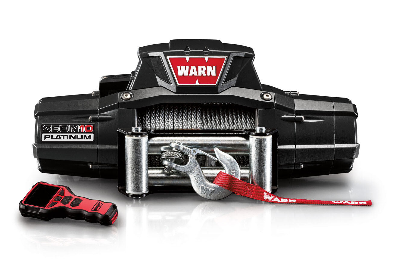 Warn ZEON 10 Platinum 10000lb Winch w/Wire Rope Roller WAR92810