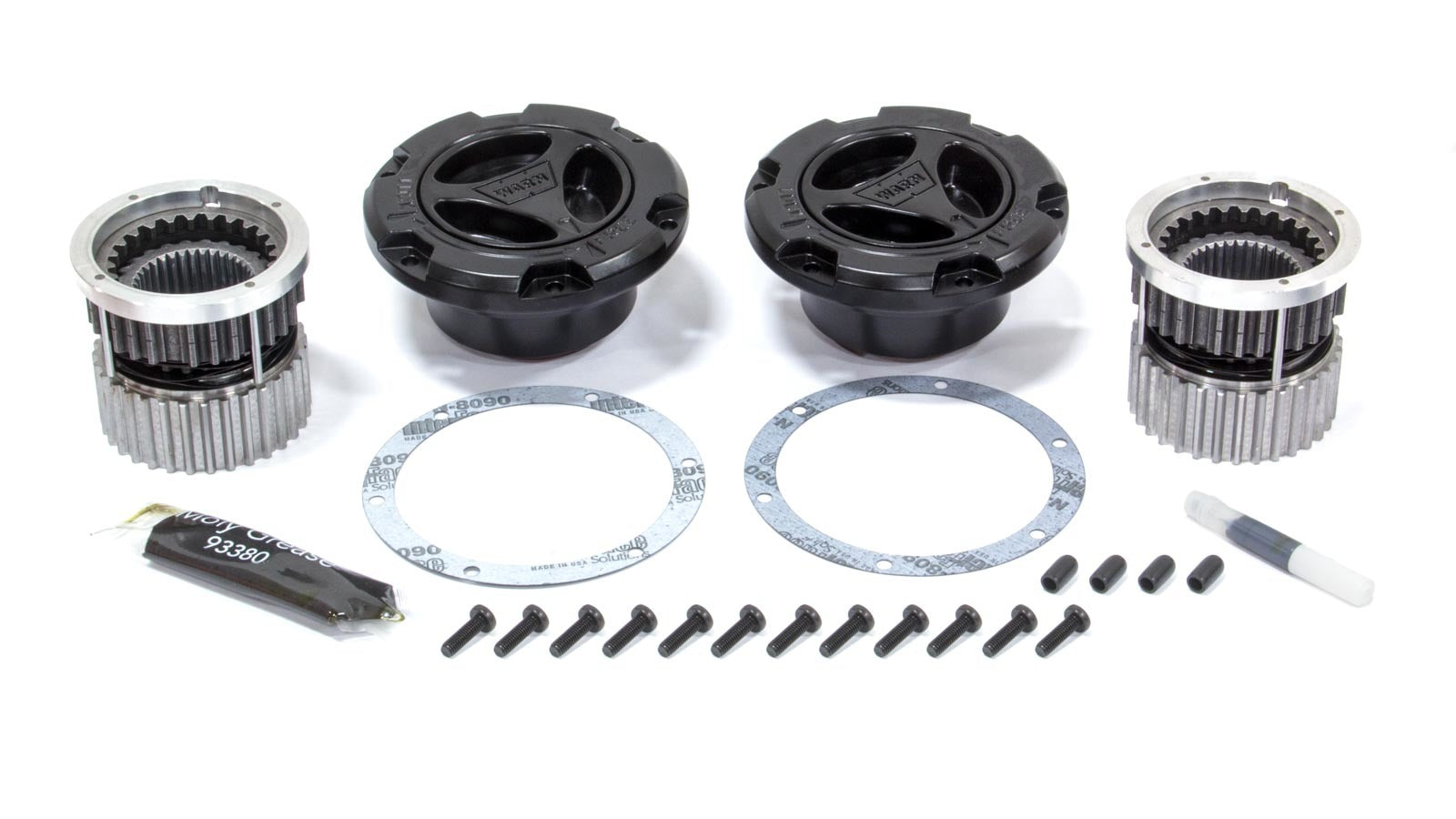 Warn Hubs 05- Ford Super Duty Black WAR95060