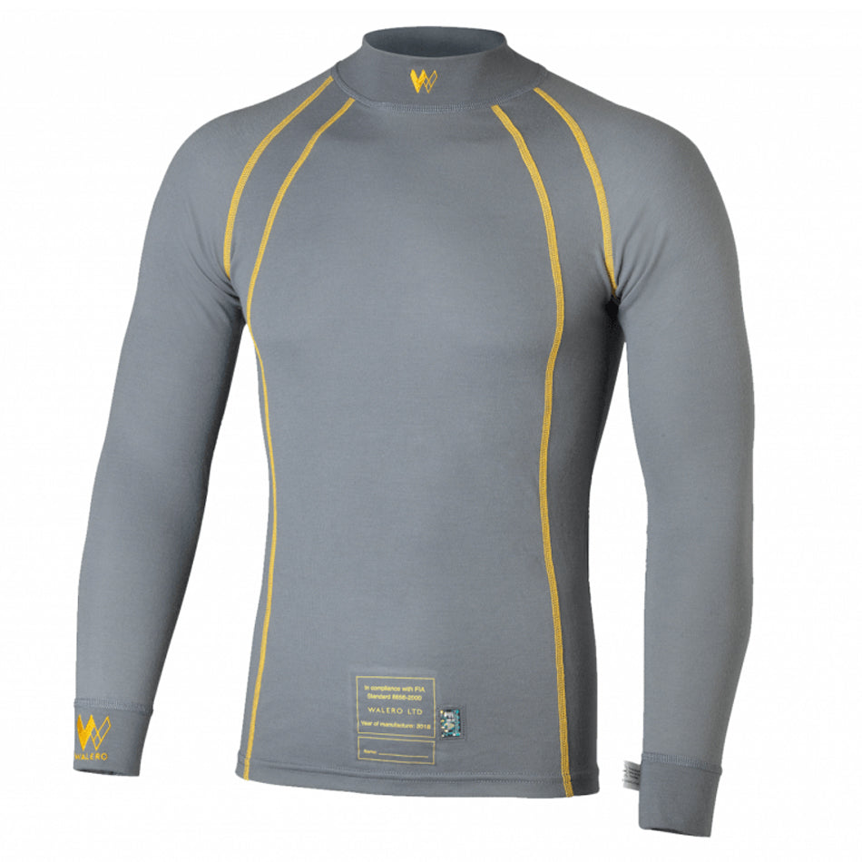 Walero Base Layer Top Small SFI3.3 & FIA Cool Grey WBL400017CGS