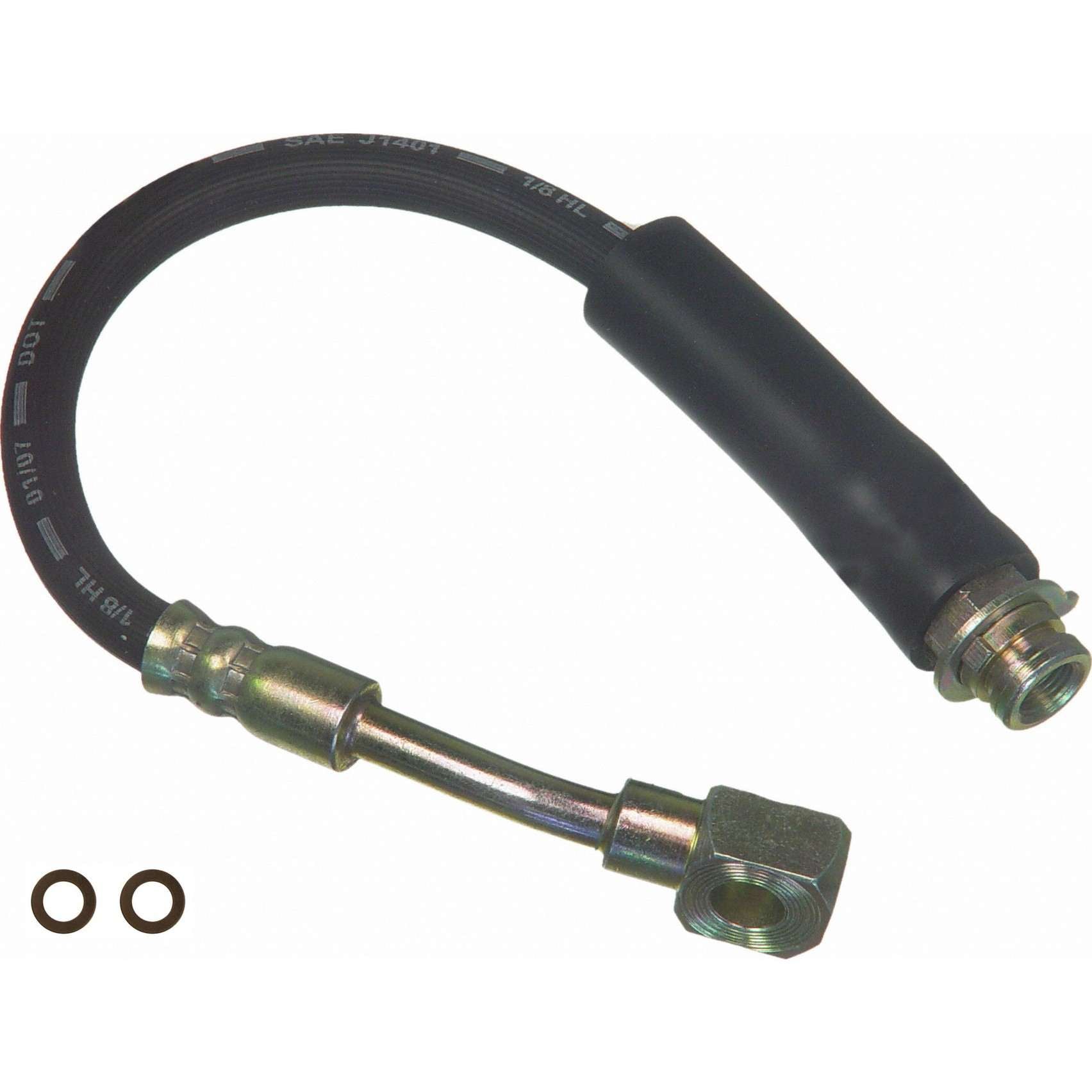 Wagner Brake Brake Hydraulic Hose  top view frsport BH128690