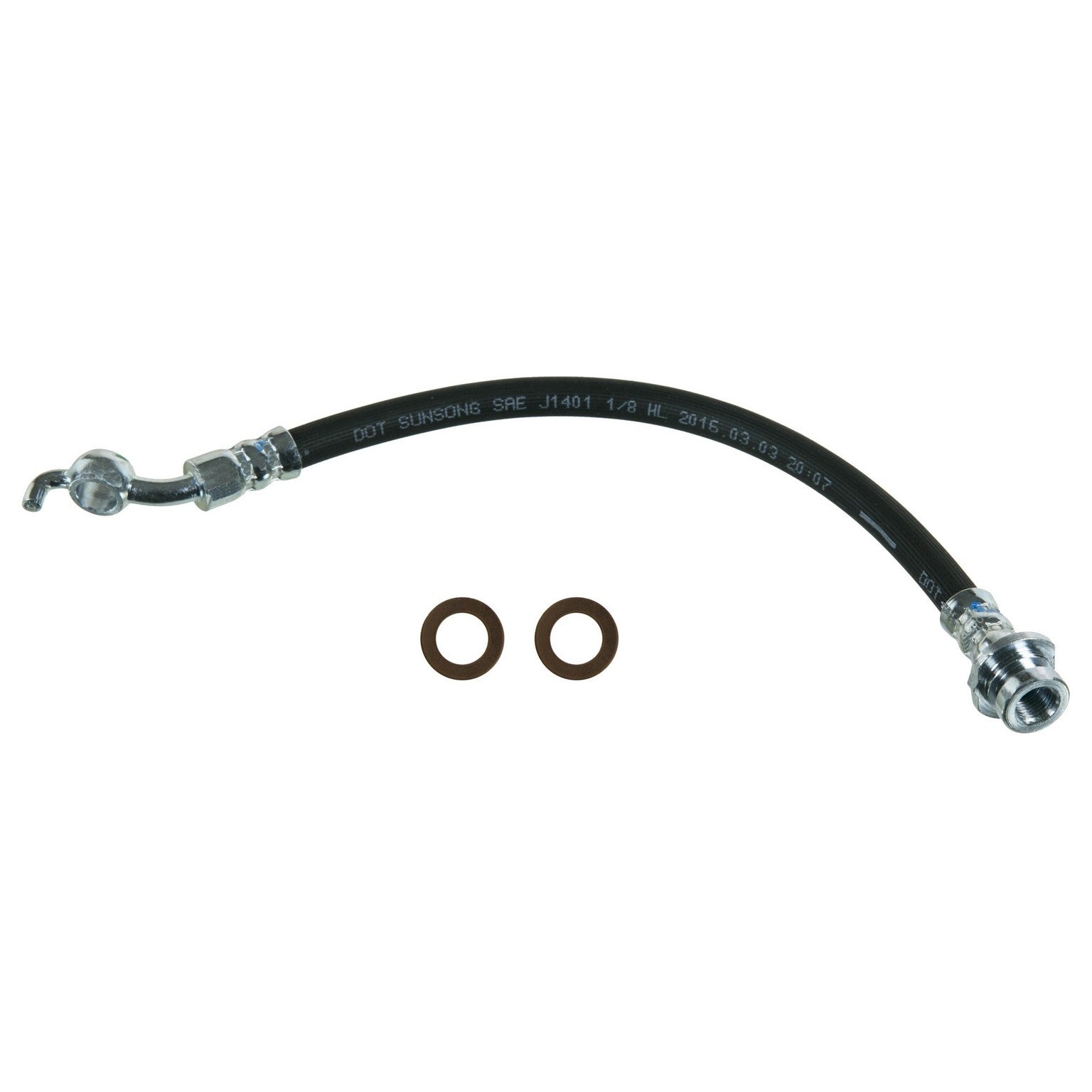 Wagner Brake Brake Hydraulic Hose  top view frsport BH144332