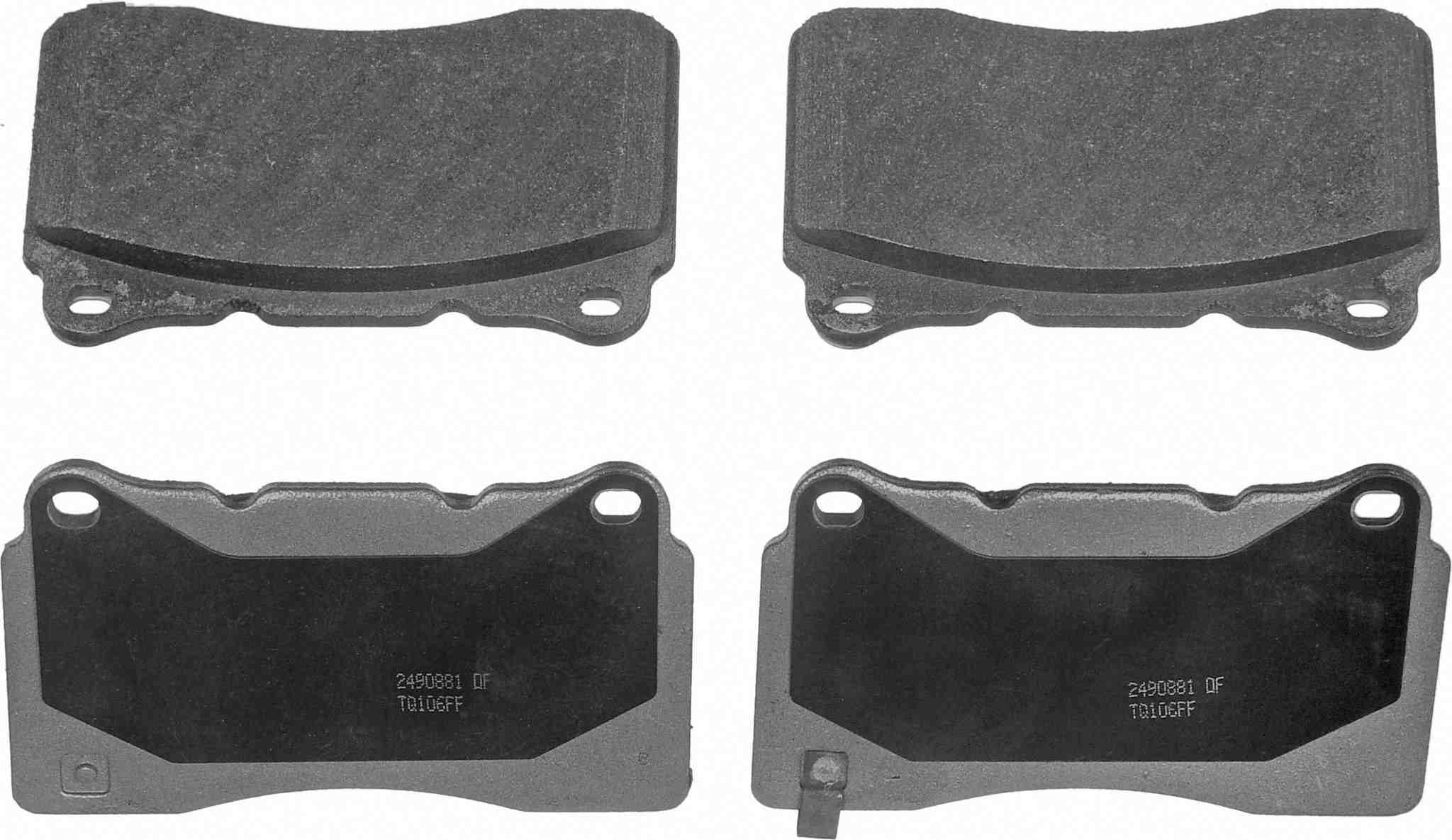 Wagner Brake Disc Brake Pad Set  top view frsport MX1001A