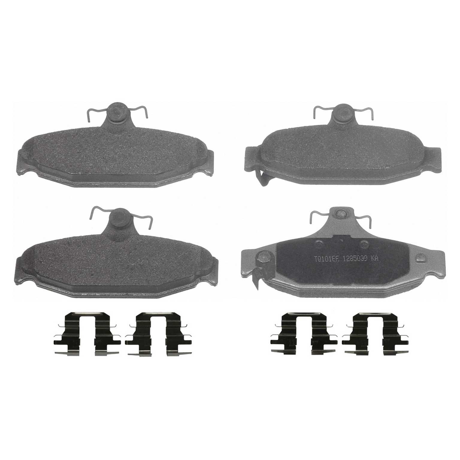 wagner brake disc brake pad set  frsport mx1004