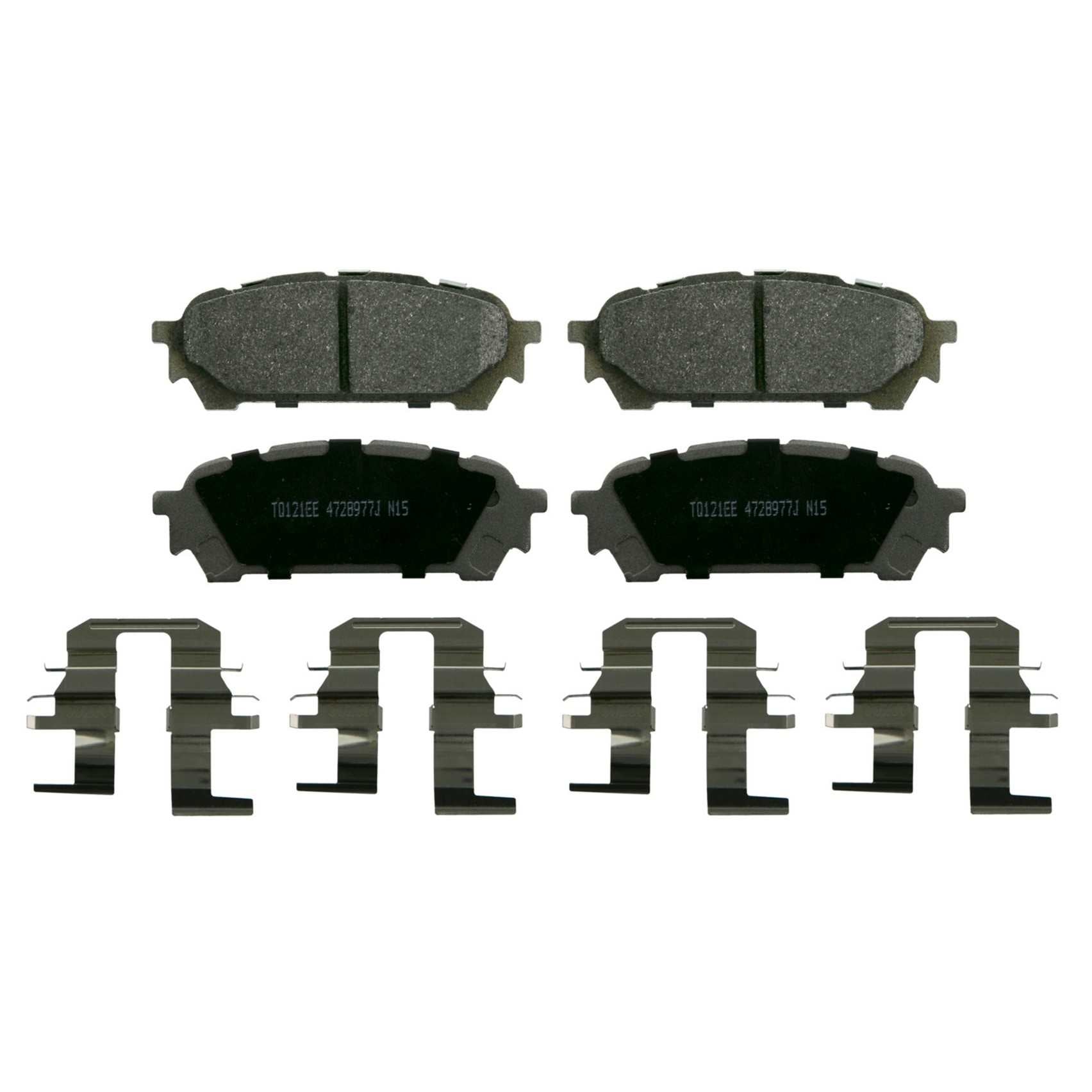 Wagner Brake Disc Brake Pad Set  top view frsport MX1004