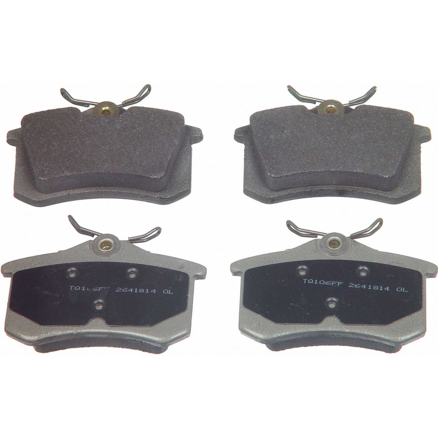 wagner brake disc brake pad set  frsport mx1017