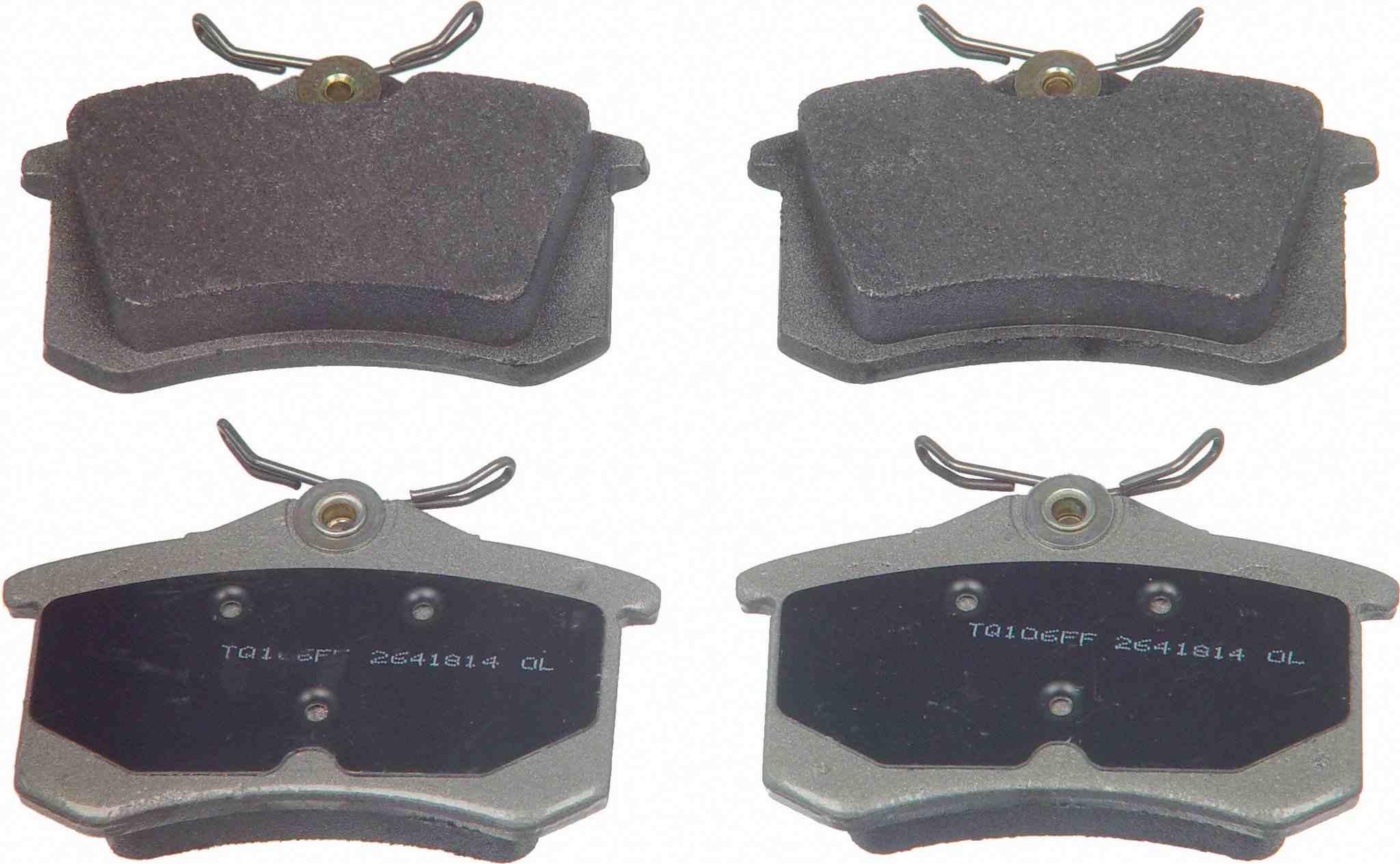 Wagner Brake Disc Brake Pad Set  top view frsport MX1017