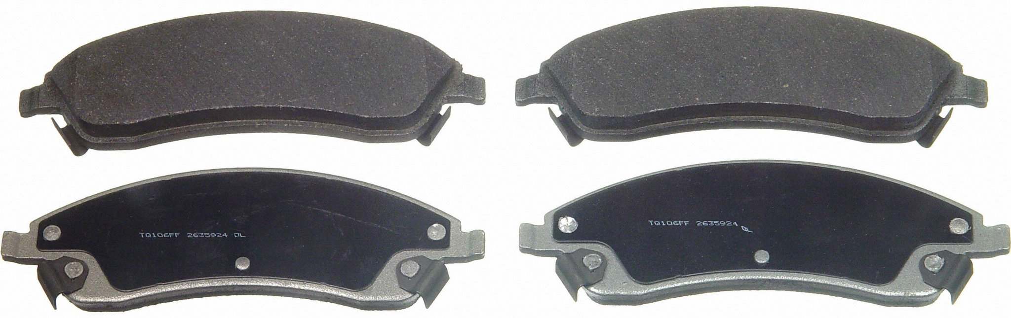 Wagner Brake Disc Brake Pad Set  top view frsport MX1019A