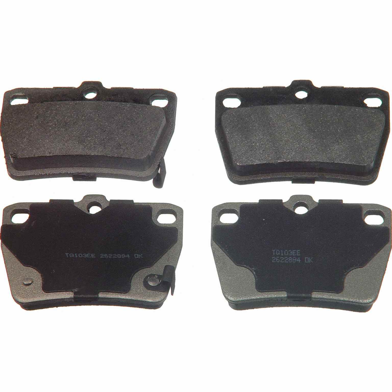 wagner brake disc brake pad set  frsport mx1051