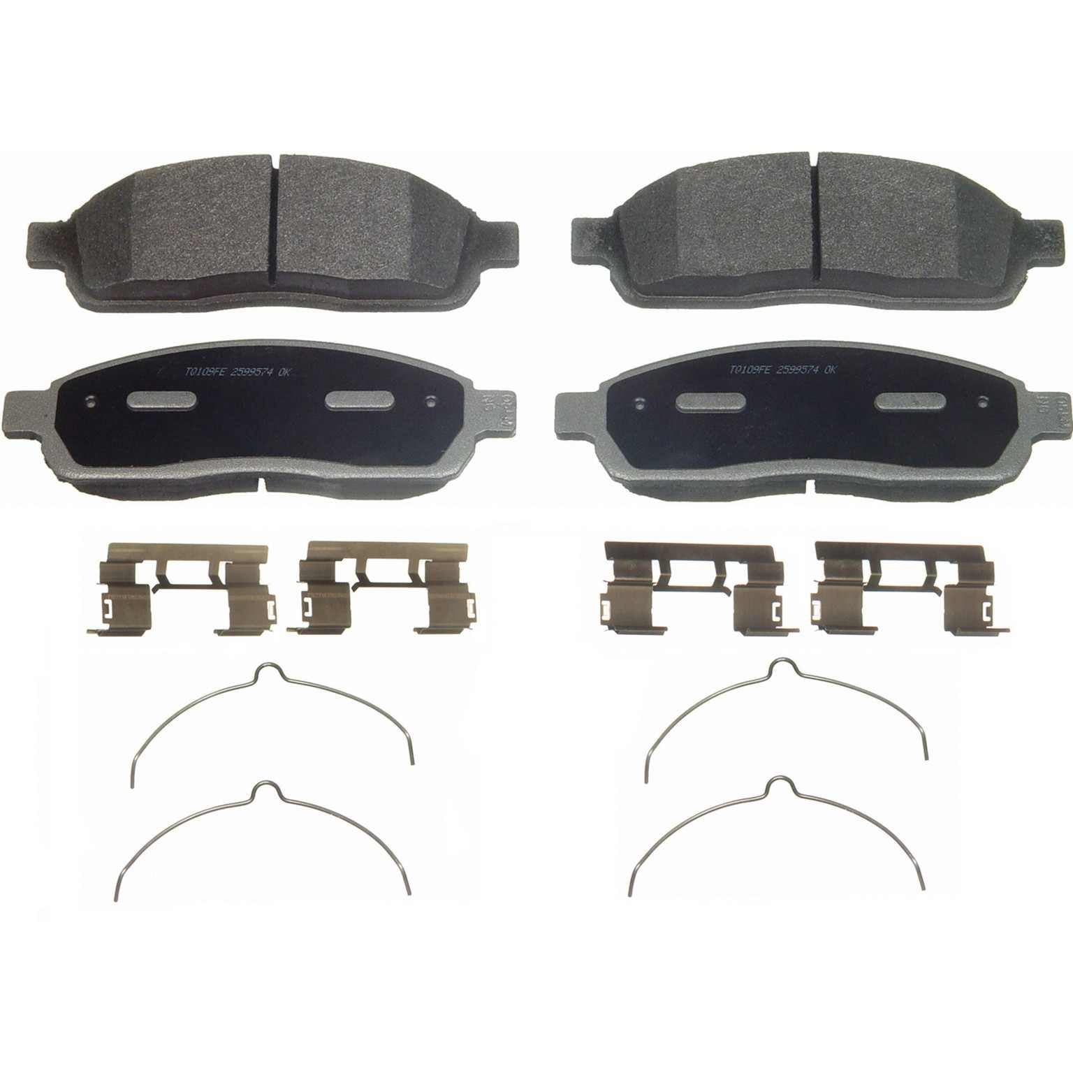 wagner brake disc brake pad set  frsport mx1083