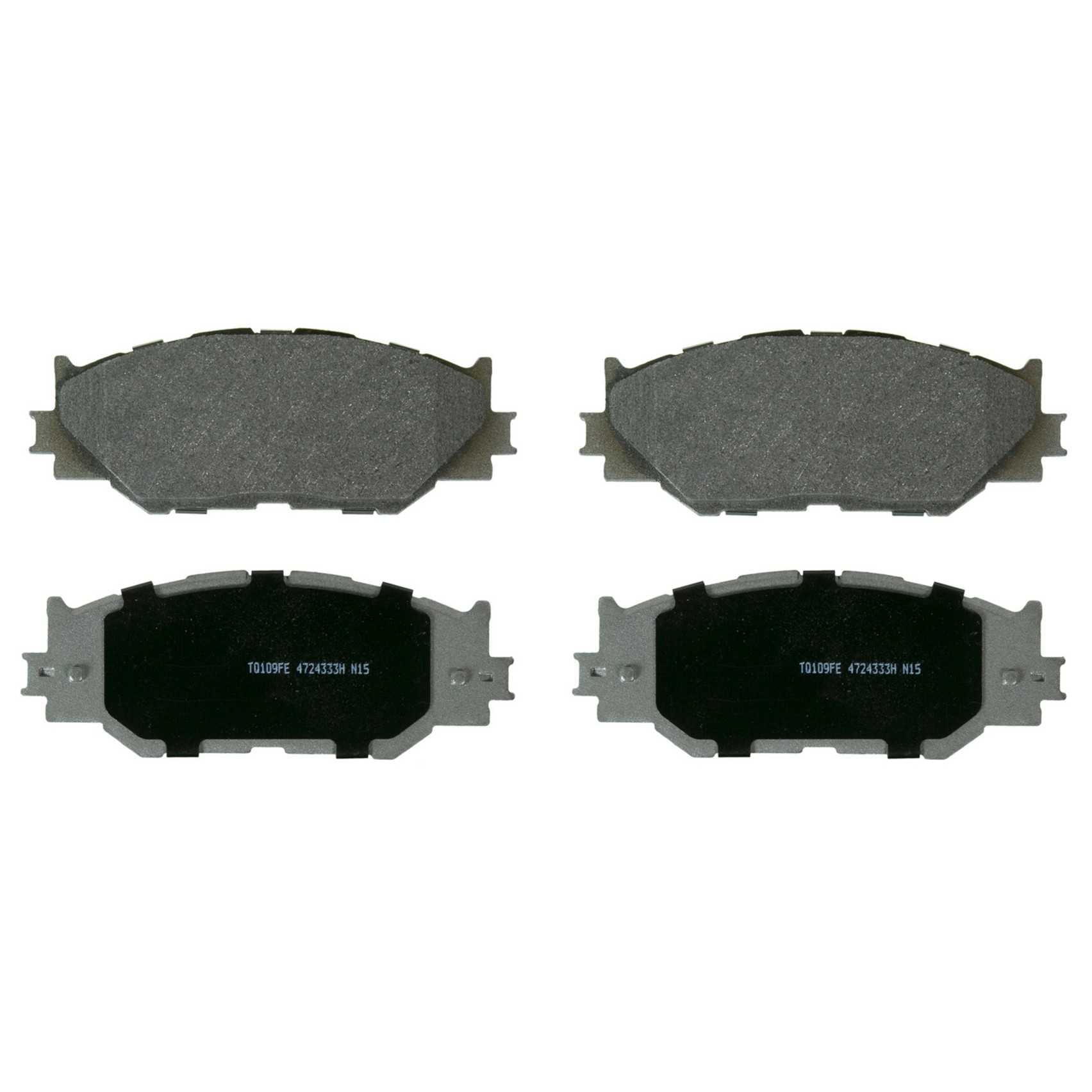 Wagner Brake Disc Brake Pad Set  top view frsport MX1178