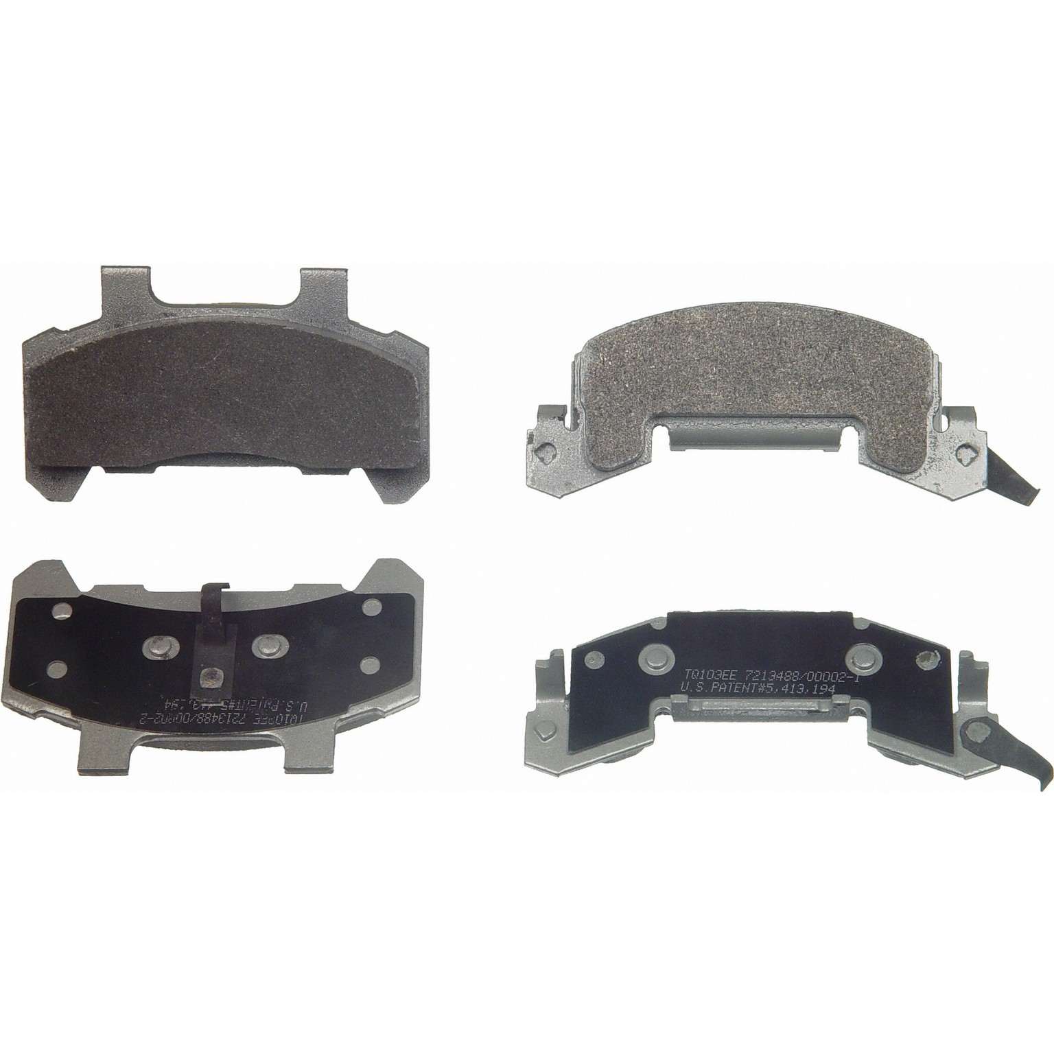 wagner brake disc brake pad set  frsport mx159