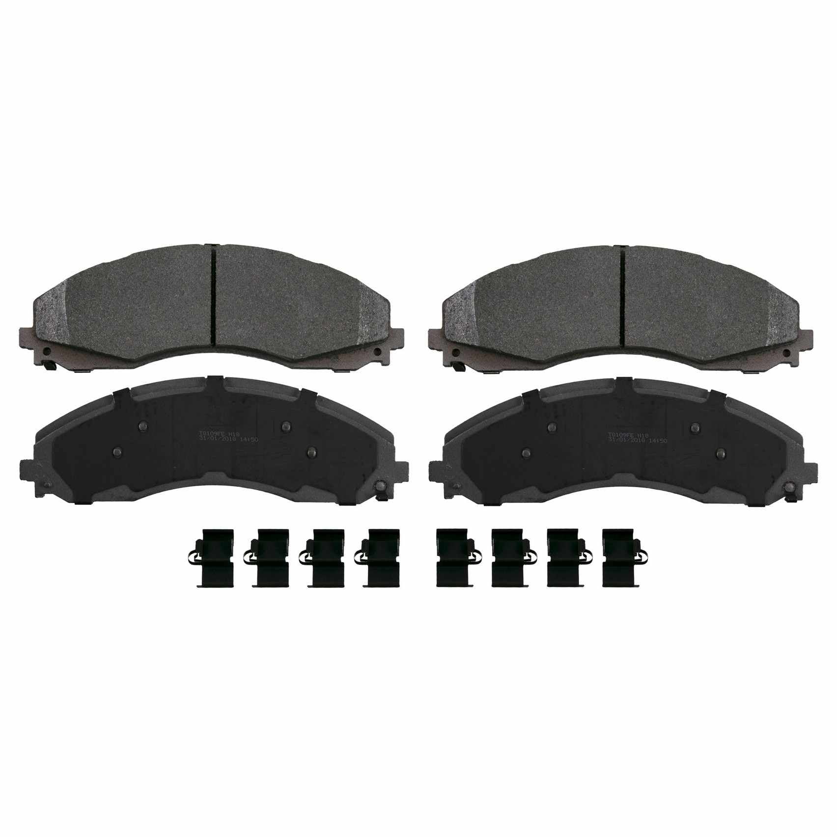 Wagner Brake Disc Brake Pad Set  top view frsport MX2018A