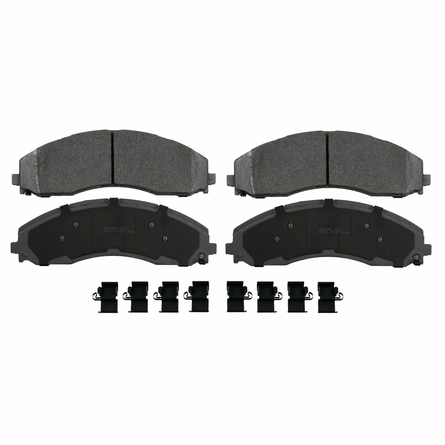 Wagner Brake Disc Brake Pad Set  top view frsport MX2018