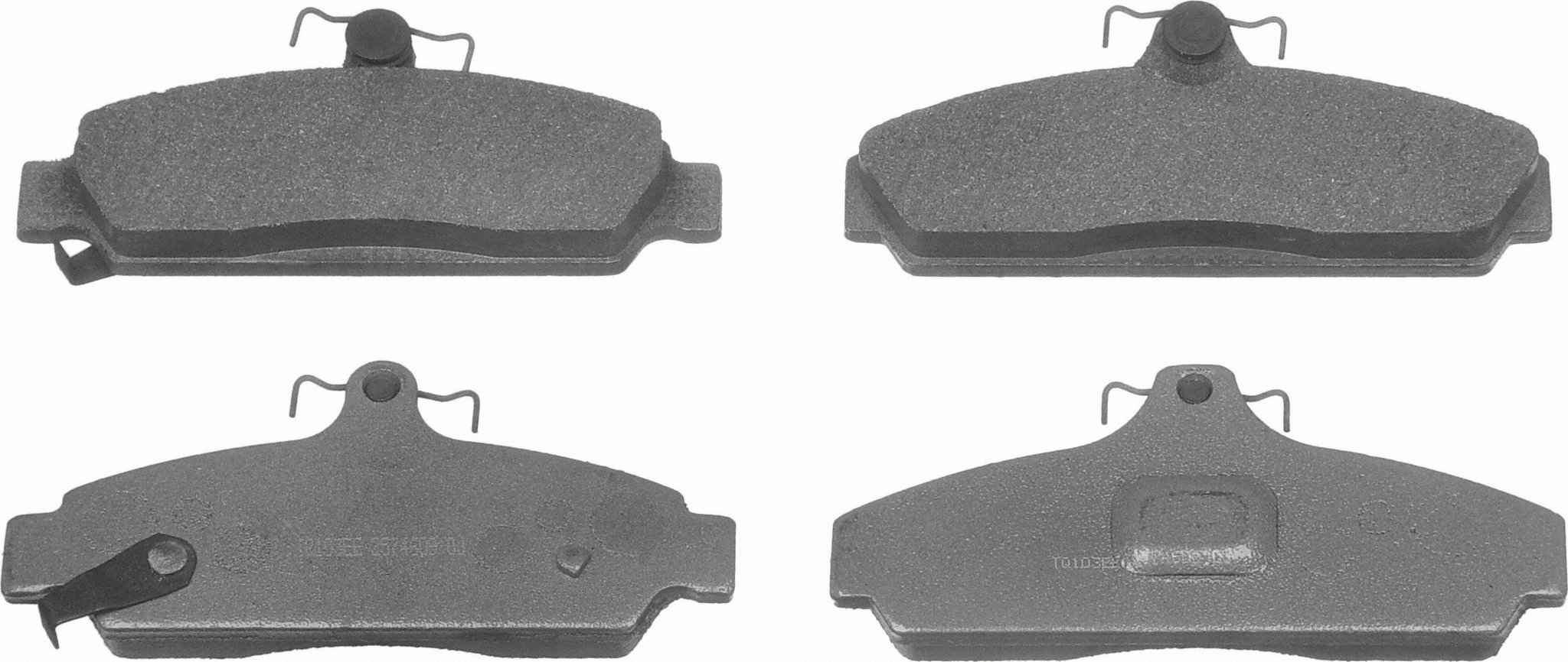 Wagner Brake Disc Brake Pad Set  top view frsport MX216