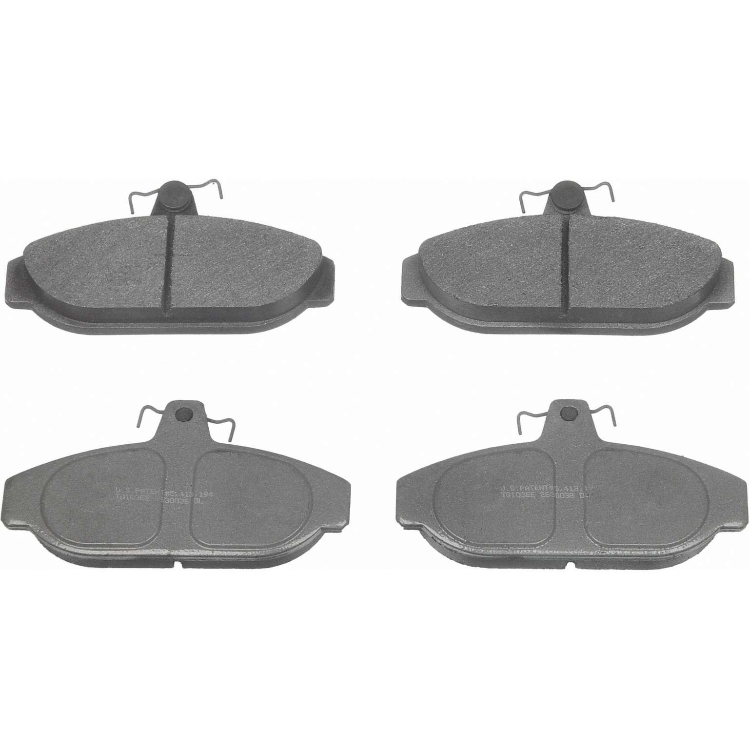 wagner brake disc brake pad set  frsport mx255