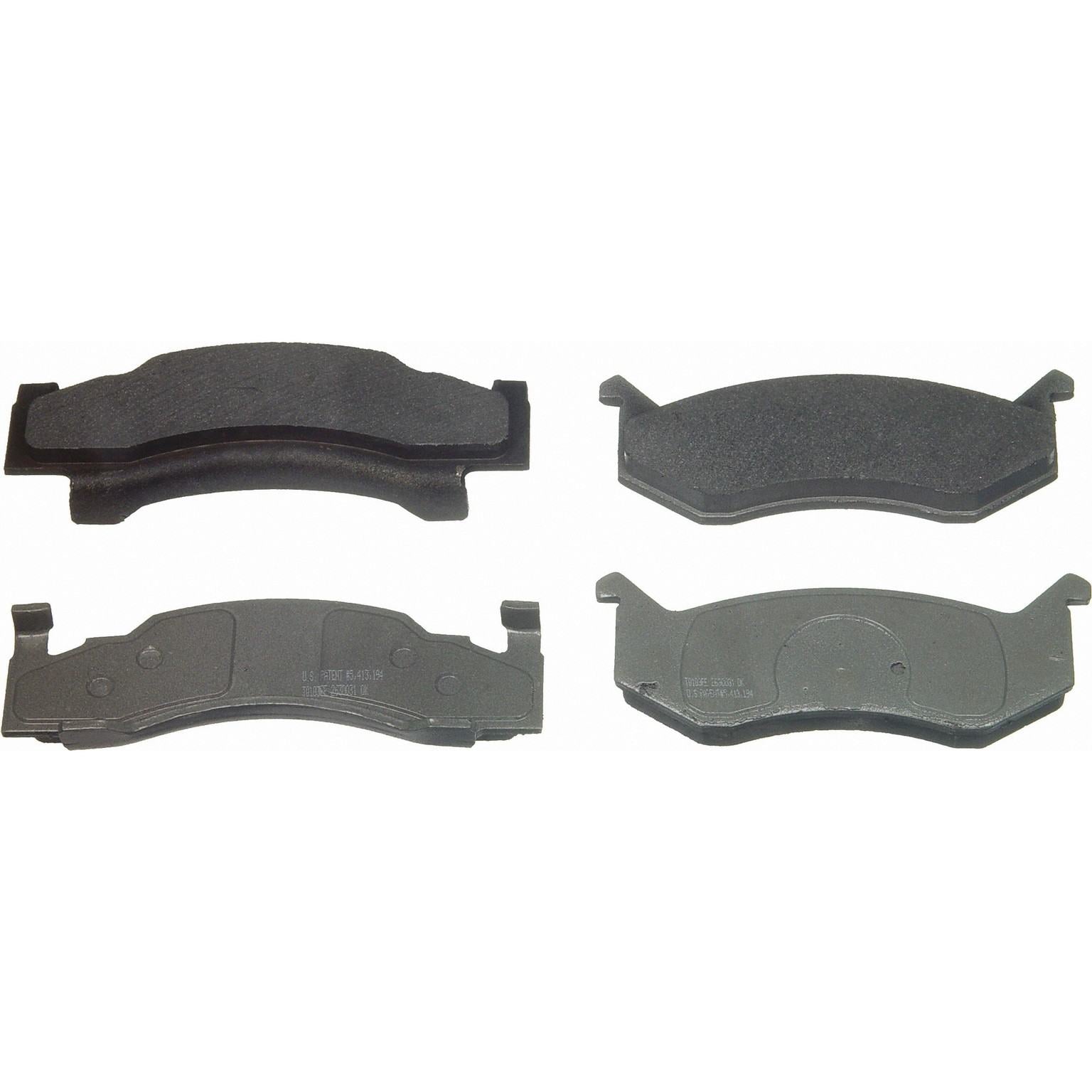 wagner brake disc brake pad set  frsport mx269