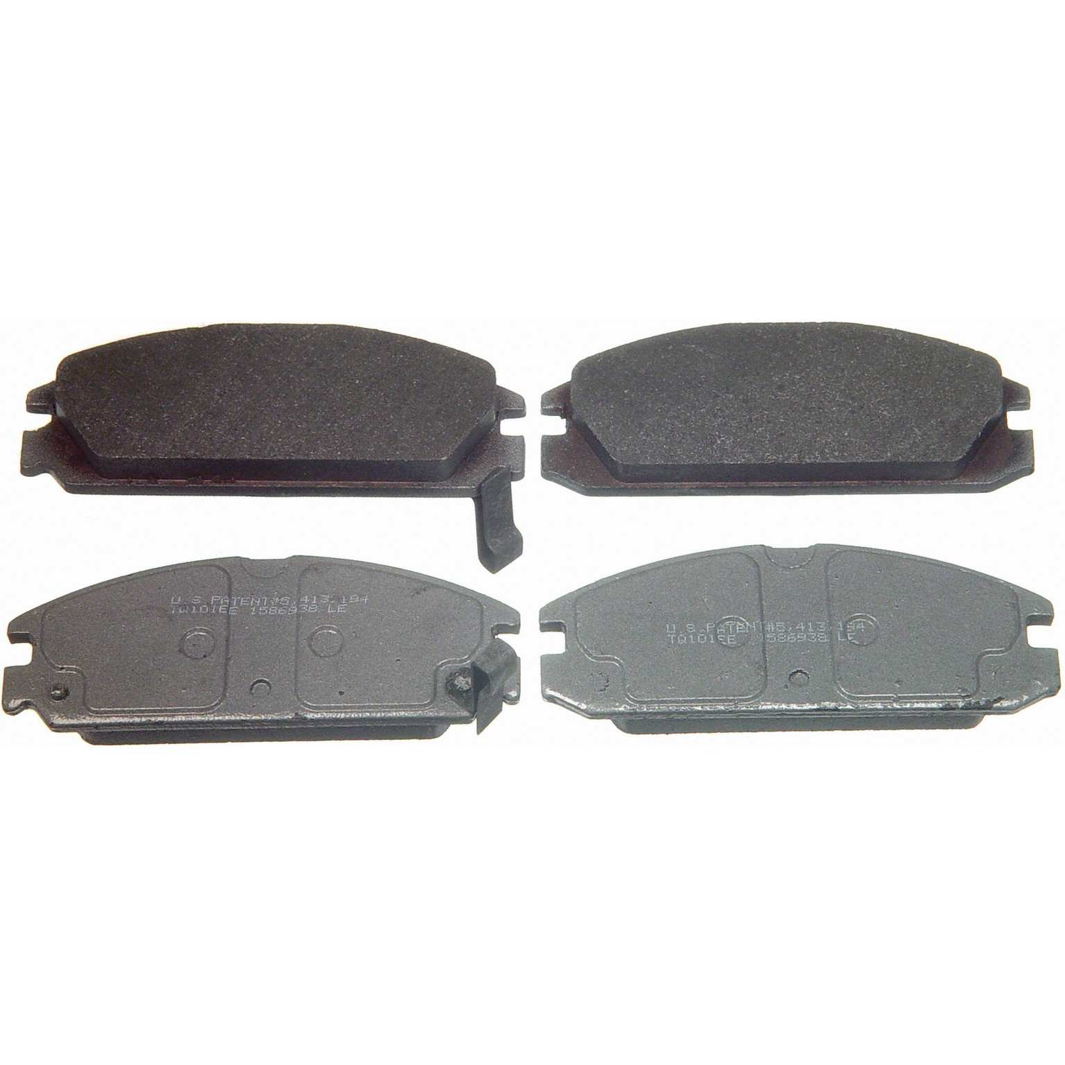 wagner brake disc brake pad set  frsport mx334