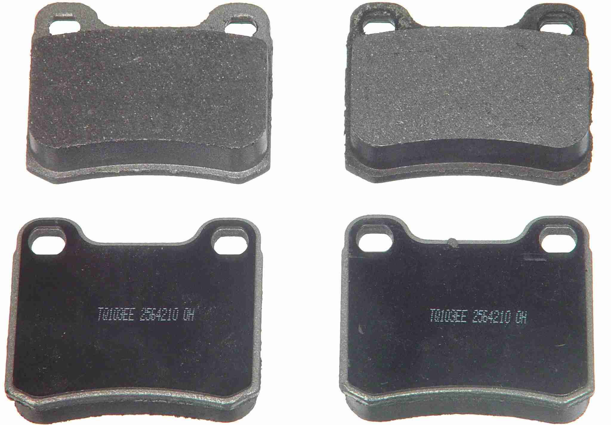 Wagner Brake Disc Brake Pad Set  top view frsport MX335