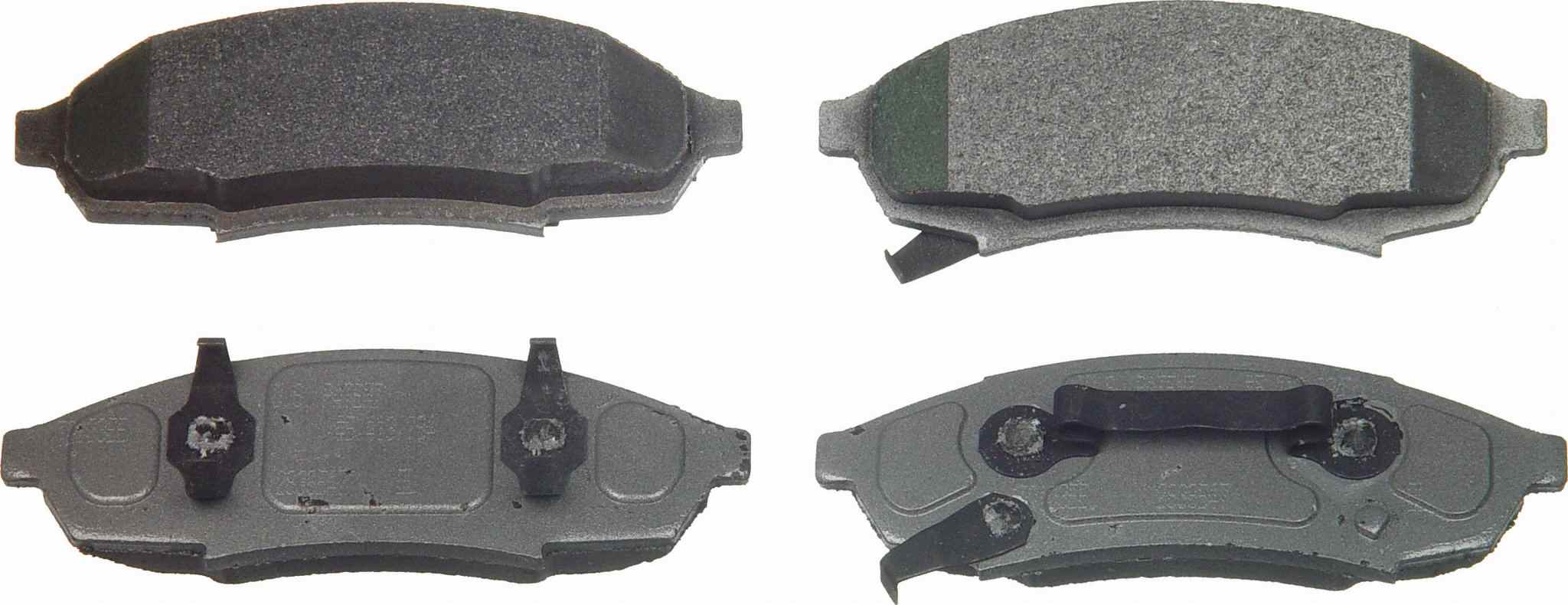 Wagner Brake Disc Brake Pad Set  top view frsport MX376