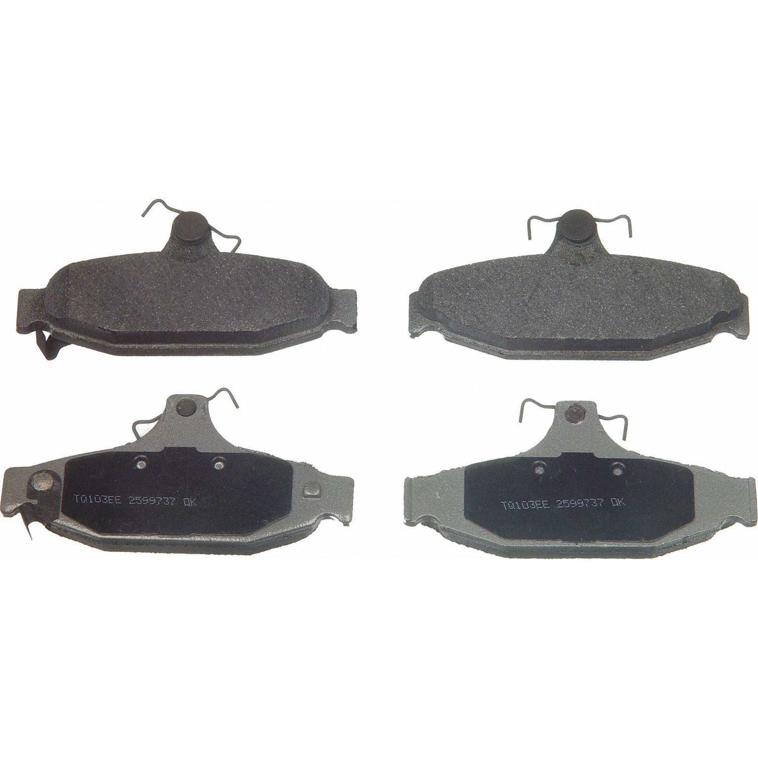 wagner brake disc brake pad set  frsport mx413