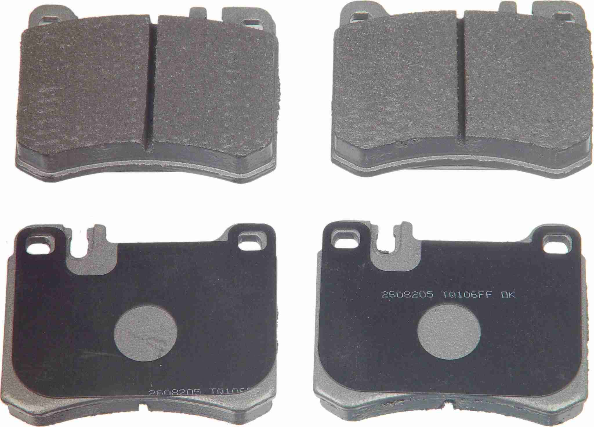 Wagner Brake Disc Brake Pad Set  top view frsport MX424