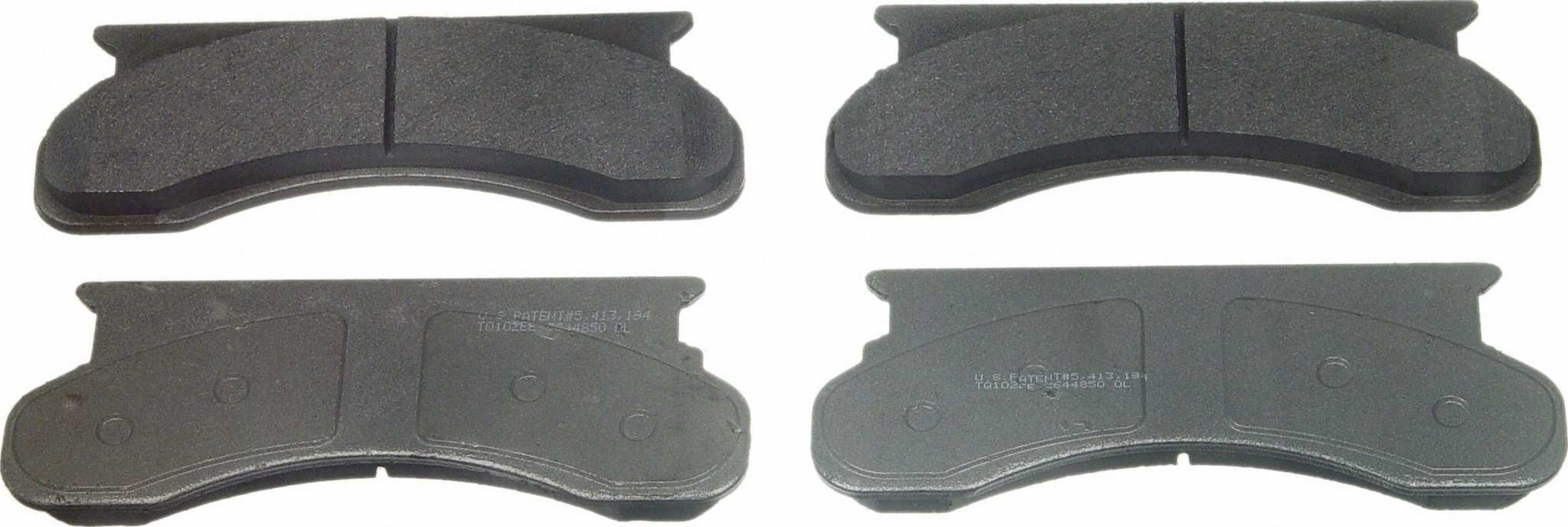 Wagner Brake Disc Brake Pad Set  top view frsport MX450