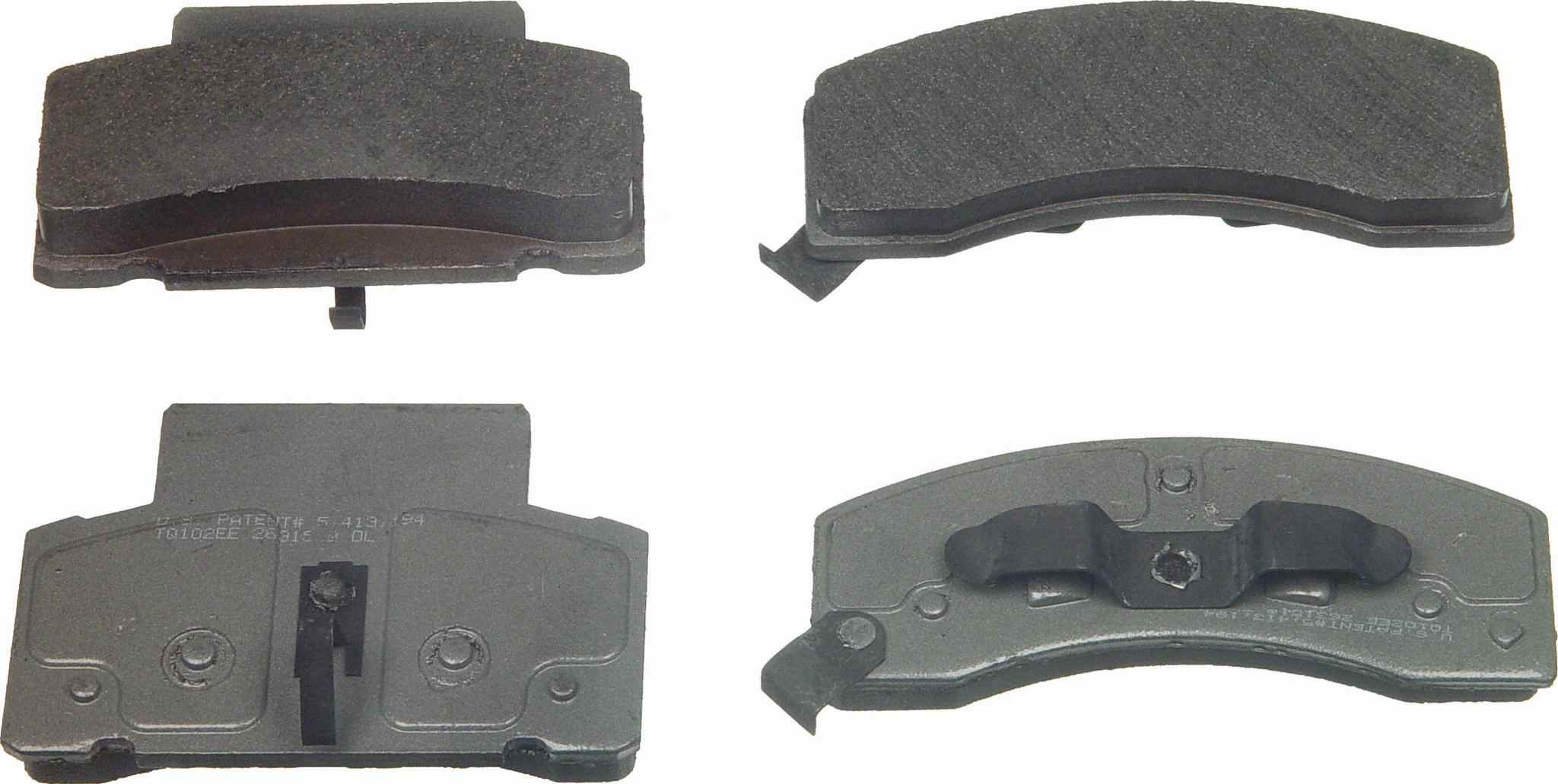 Wagner Brake Disc Brake Pad Set  top view frsport MX459