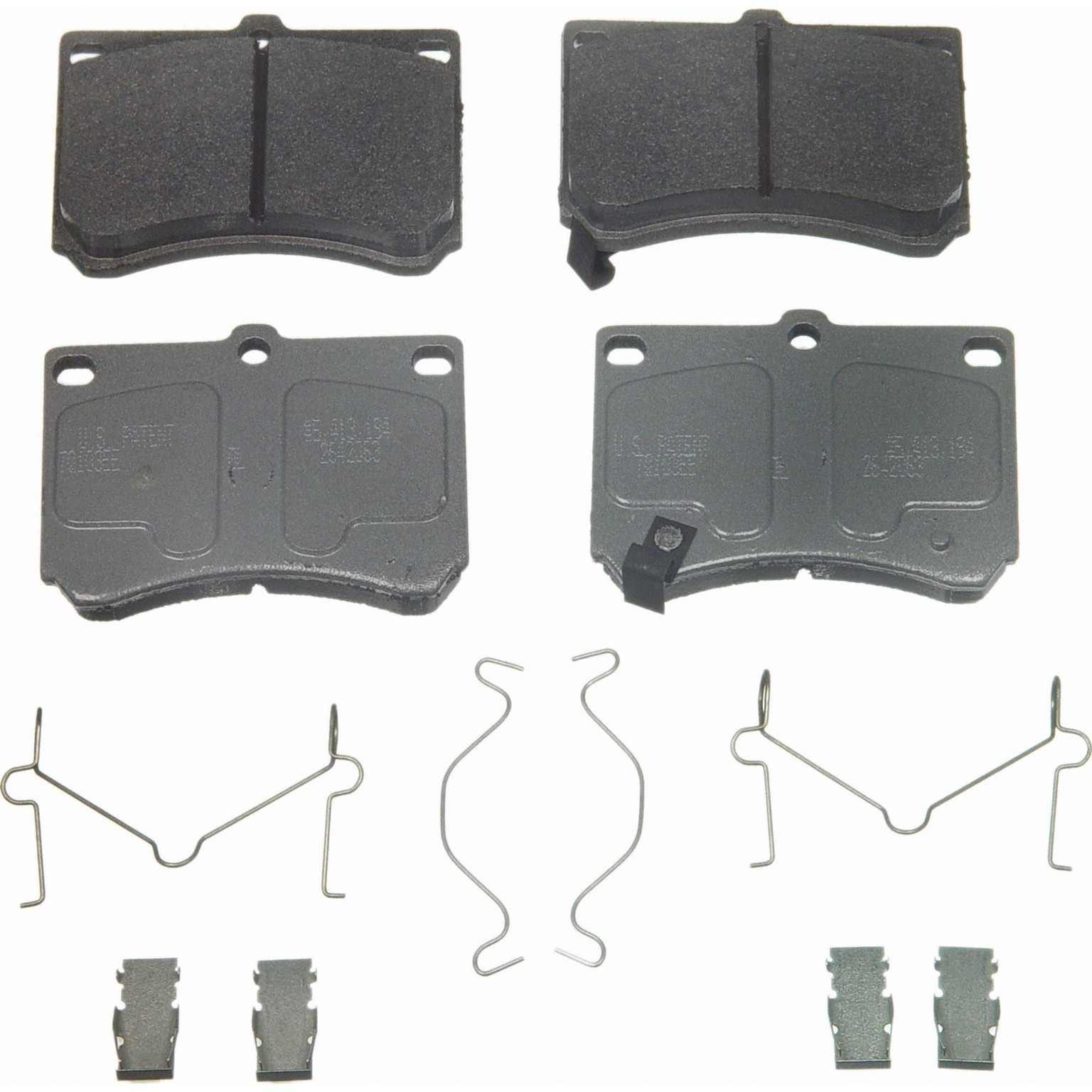 wagner brake disc brake pad set  frsport mx473