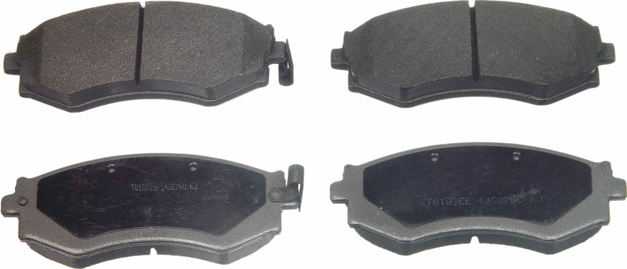 Wagner Brake Disc Brake Pad Set  top view frsport MX486