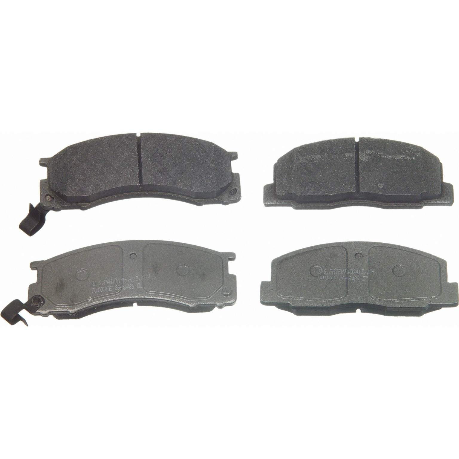 wagner brake disc brake pad set  frsport mx500