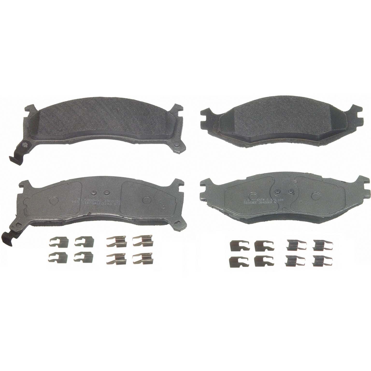 wagner brake disc brake pad set  frsport mx521