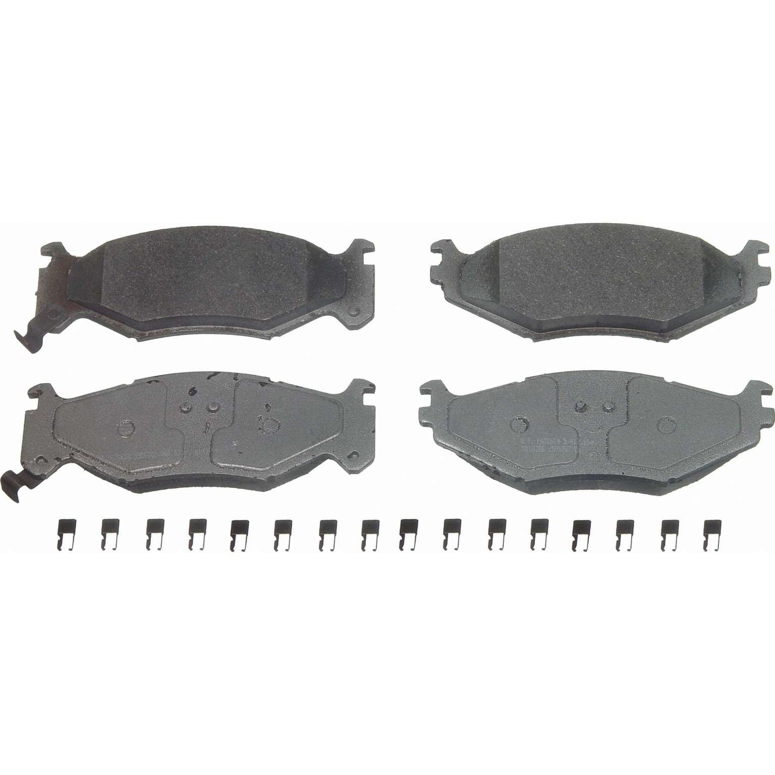 wagner brake disc brake pad set  frsport mx522